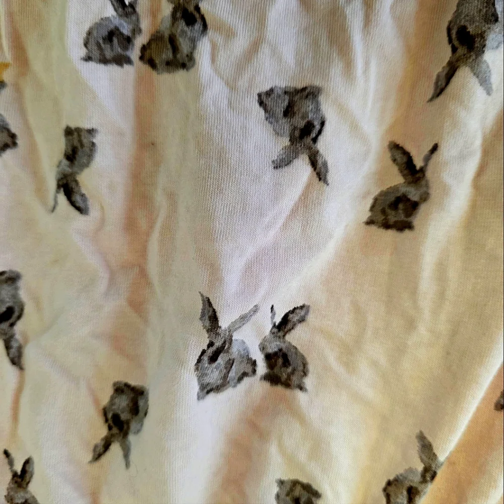 Motherhood Pale Pink Pajama Pants with Bunny Print Sz S- Petite - Picture 3 of 4